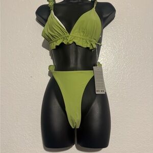 Green Women's Intimate Set